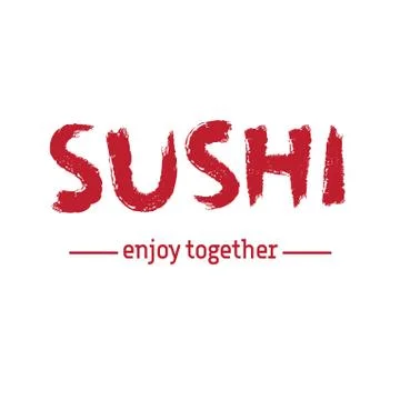 Sushi background design. Stock Illustration