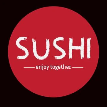 Sushi background design. Stock Illustration