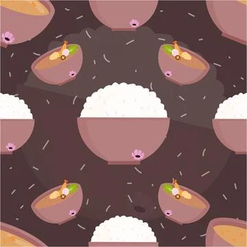 Sushi Background Vector Stock Illustration