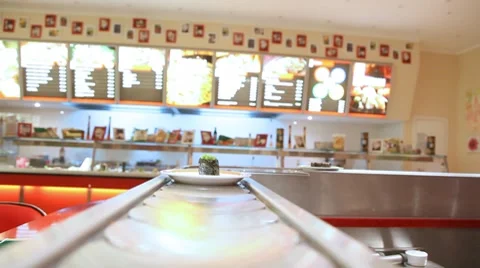 Sushi bar Stock Footage 8549984