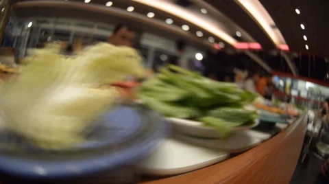 Sushi bar Stock Footage 32493812