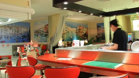 Sushi bar timelapse 스톡 동영상 8577137