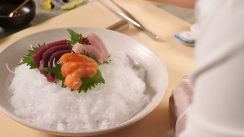 Sushi being prepared Stock Footage 273080069