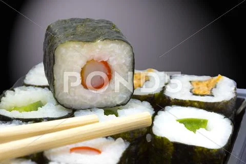 Sushi box Stock Photos