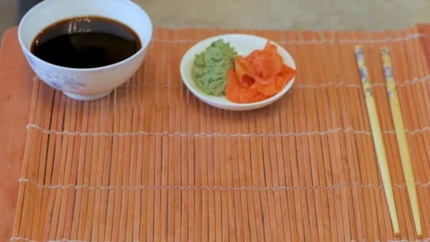 Sushi close up Stock Footage 104261230