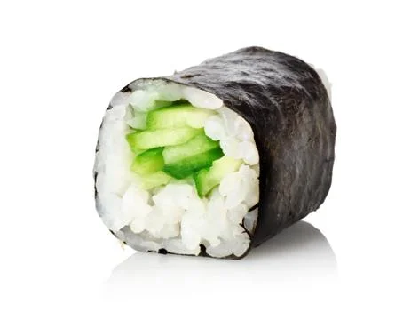 Sushi with a cucumber Stock Photos