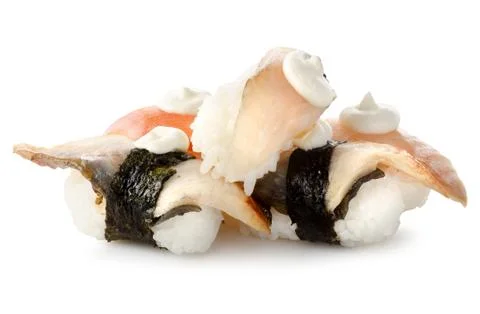 Sushi fish isolated Stock Photos