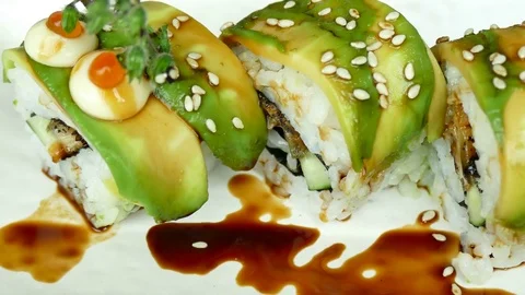 Sushi Stock Footage 74882298