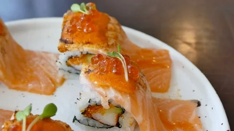 Sushi Stock Footage 76257112