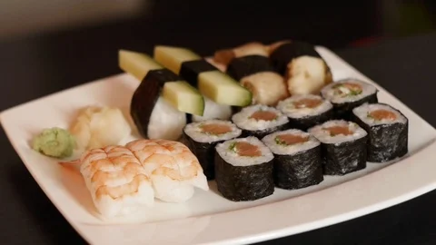 Sushi Stock Footage 89663354