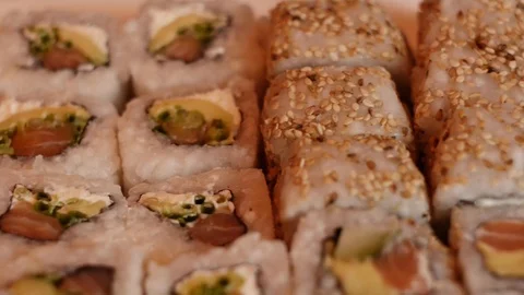 Sushi Stock Footage 89663509