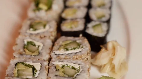 Sushi Stock Footage 89663598