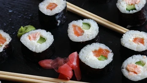 Sushi  Stock Footage 89794921