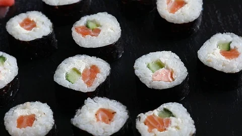 Sushi  Stock Footage 89795134