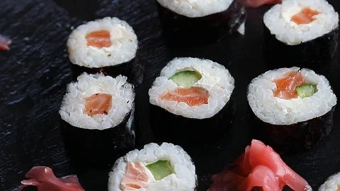 Sushi  Stock Footage 89795138