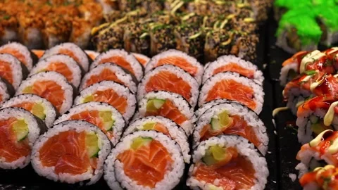 Sushi Stock Footage 318460345