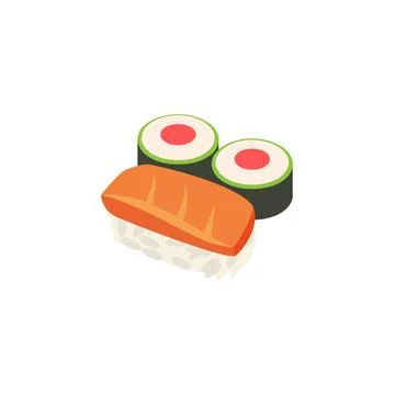 Sushi icon. Vector illustration design. Stock Illustration