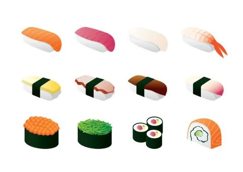 Sushi Stock Illustration
