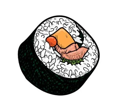 Sushi Stock Illustration