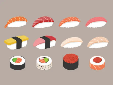 Sushi Illustrazione stock
