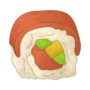 Sushi illustration 스톡 일러스트