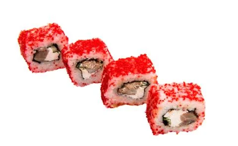Sushi isolated Stock Photos
