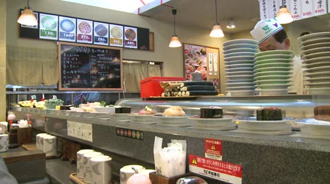 Sushi in Japan Stock Footage 31109370
