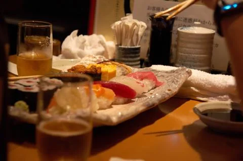 Sushi in japan Stock Photos