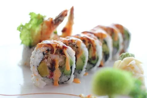 Sushi with light background 2 Stock Photos
