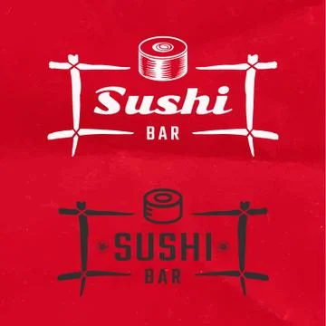 Sushi logo Stock Illustration