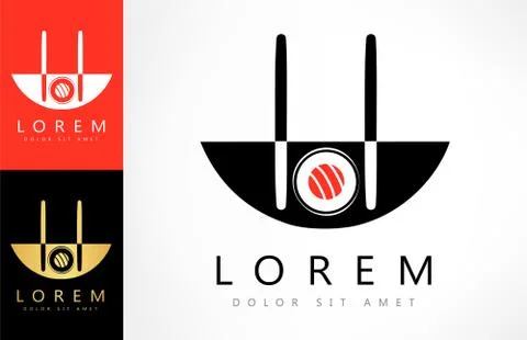 Sushi logo Stock-Illustration