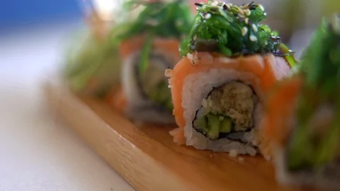 Sushi macro Stock Footage 128442643