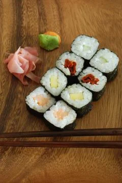 Sushi makis Stock Photos