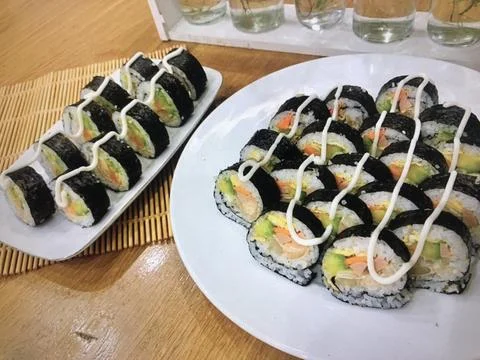 Sushi Masterclass: Learn to Make Delicious and Beautiful Sushi at Home Fotos de archivo
