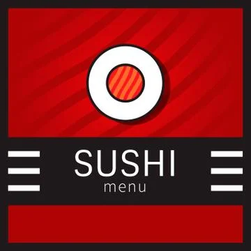 Sushi menu Stock Illustration