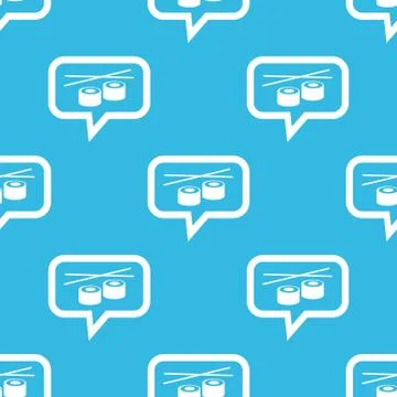 Sushi message pattern Stock Illustration