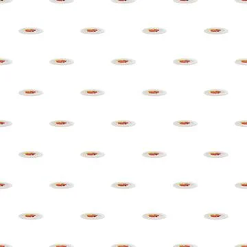 Sushi nigiri pattern creating a japanese food background Stock Illustration