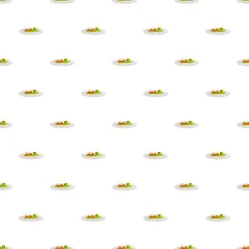 Sushi nigiri pattern seamless repeating background Stock Illustration