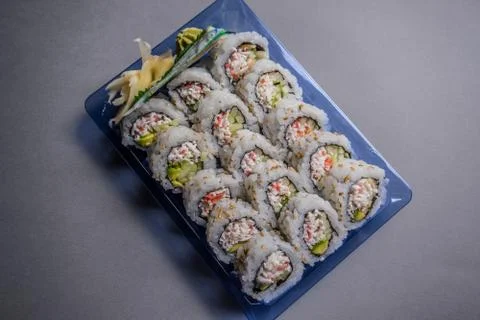 Sushi in a package Stock Photos