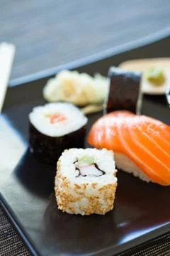 Sushi plate Foto stock