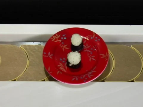 Sushi Plates Stock-Footage 356662