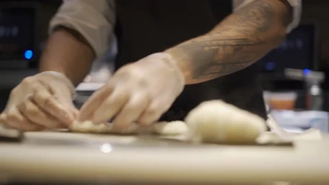 Sushi Preparation Video stock 208887980