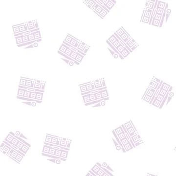 Sushi restaurant glyph seamless pattern Stock Illustration