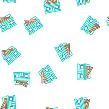 Sushi restaurant vector seamless pattern Stock Illustration