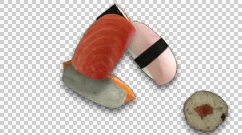 Sushi Revealer Stock Footage 55318719
