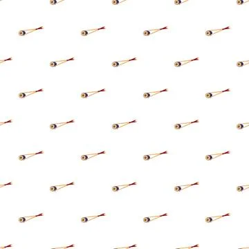 Sushi roll with chopsticks seamless pattern Stock Illustration