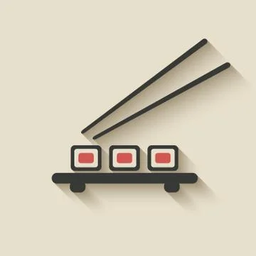 Sushi roll icon Stock-Illustration