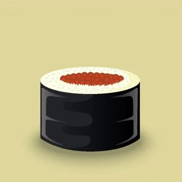 Sushi Roll Stock-Illustration