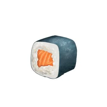 Sushi roll illustration Stock Illustration