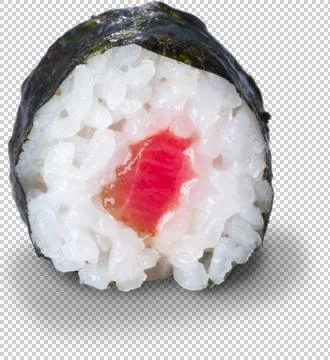 Sushi Roll on isolated background Stock Photos